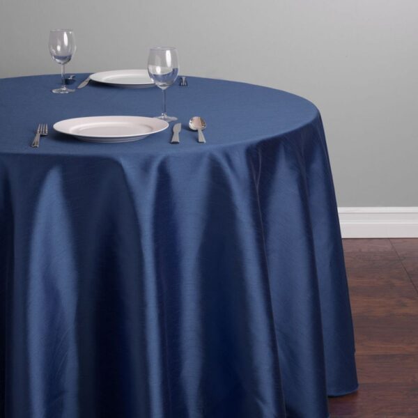 navy blue table cloth